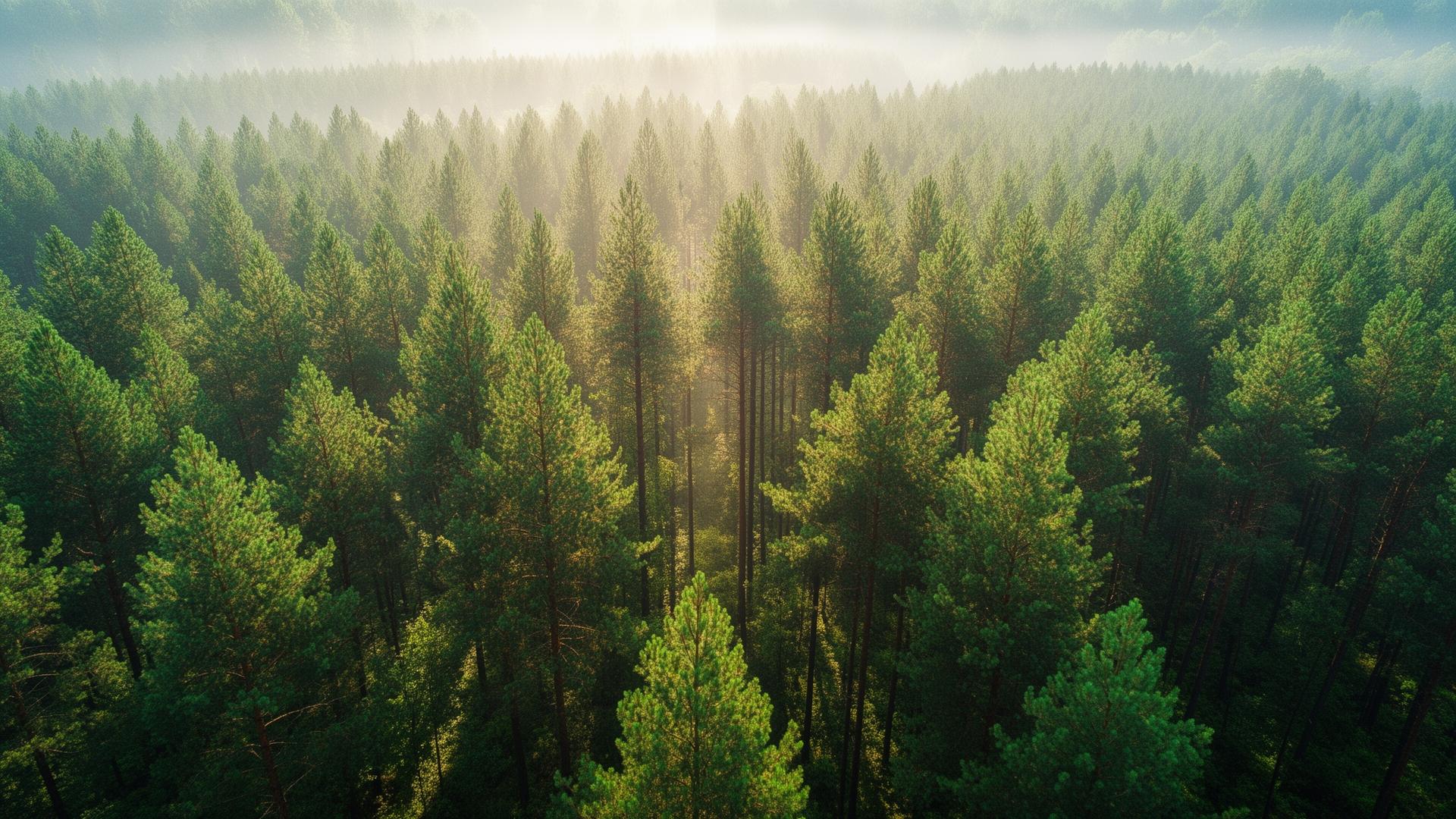 Forest biomass feedstock at the St. Mary's facility
